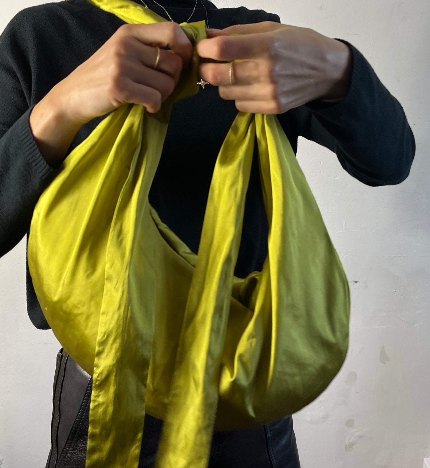 Chartreuse Cross Body Sling Bag