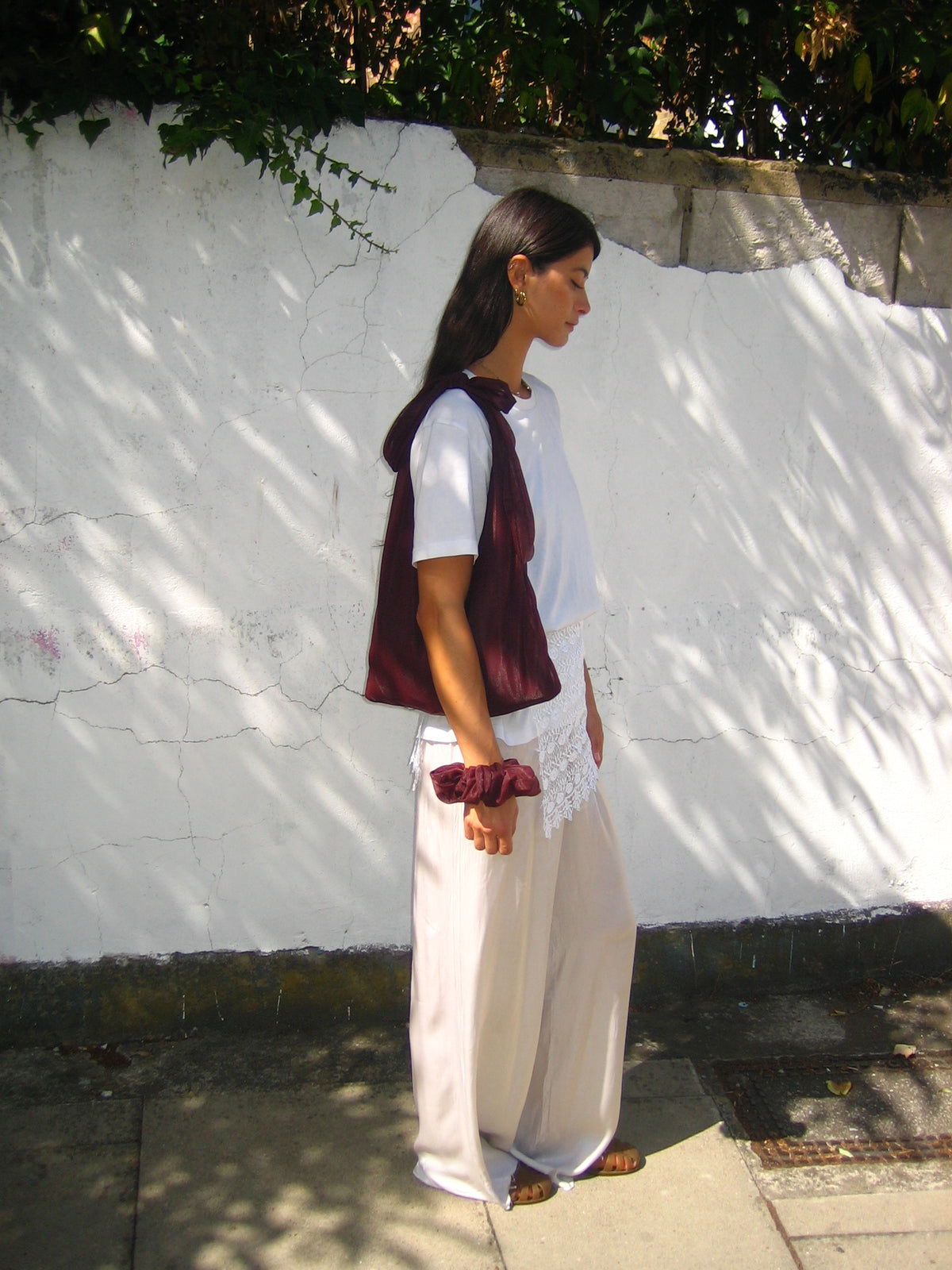 Chianti Crossbody Tote in Mesh