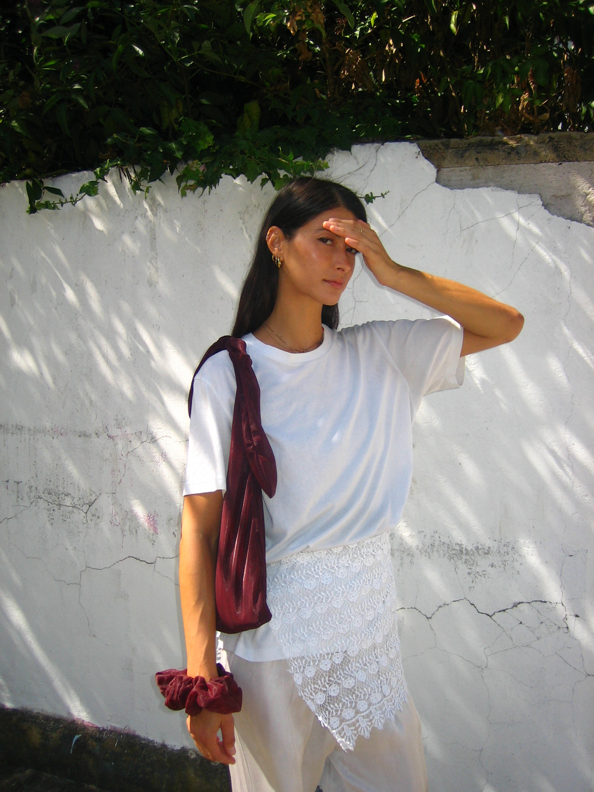 Chianti Crossbody Tote in Mesh