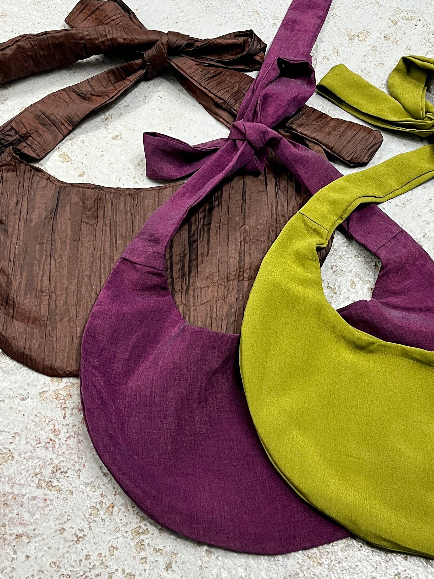 Ume Sling Bag in Shimmery Taffeta